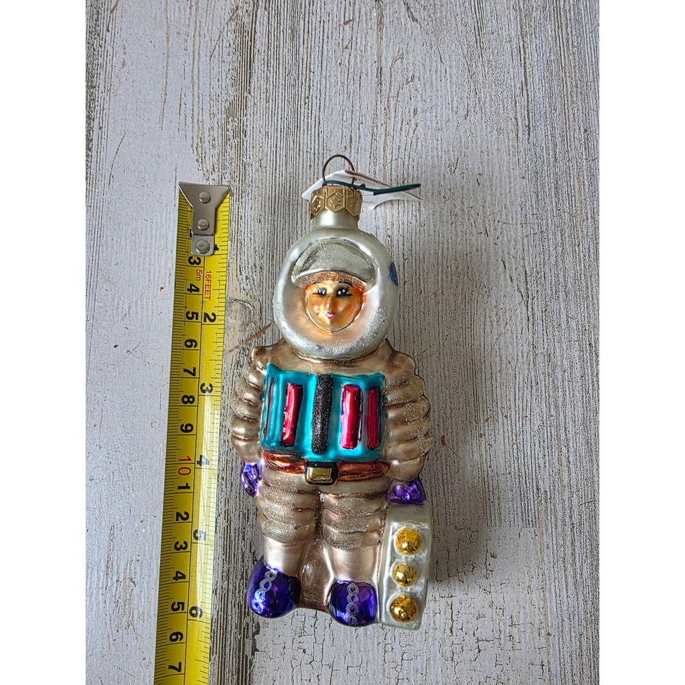 Vintage radko astronaut space suit glass ornament Xmas tree